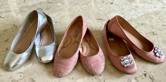 3 pairs of Big Wide ladies shoes size 9