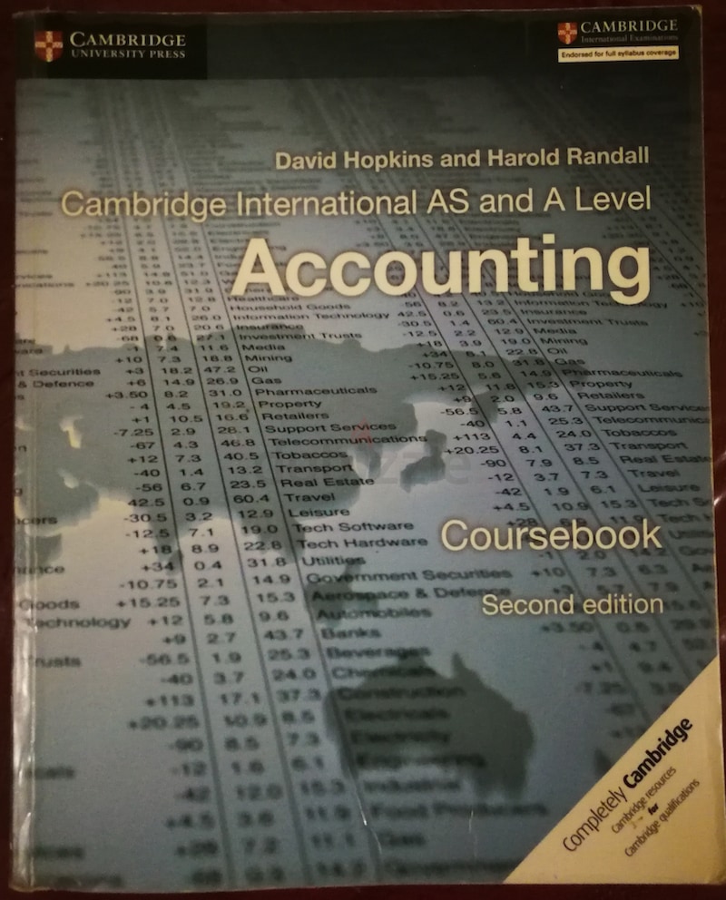 Cambridge International AS and A Level Accounting Coursebook Second ...