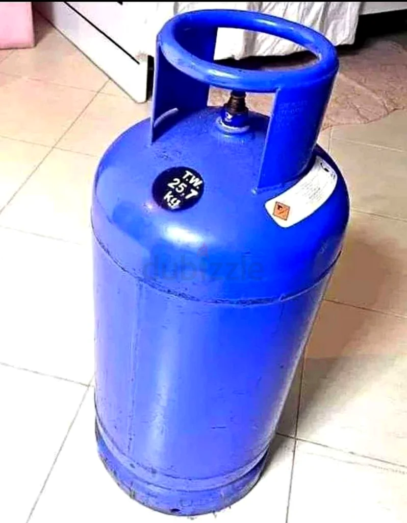 50 lbs(25kg) Adnoc gas cylinder,FREE DELIVERY,with optional refill or