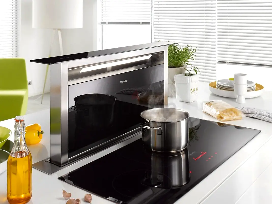 Miele Induction Cooktop and Downdraft Extracter HOOD