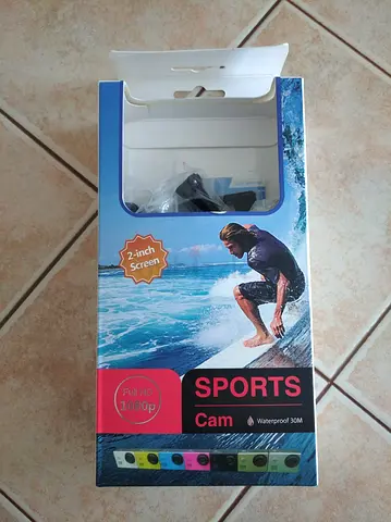 Sports camera (waterproof 30m, 2 inch screen)