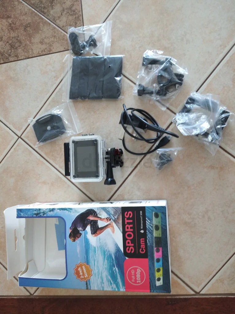 Sports camera (waterproof 30m, 2 inch screen)62931667321346113