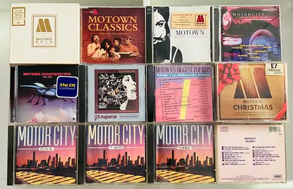 12 Motown Music CD’s
