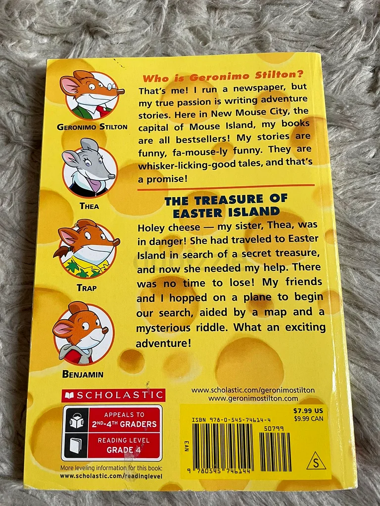 The Treasure of Easter Island (Geronimo Stilton 60) by Geronimo