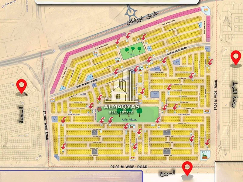 Land Land Sale Premium location Khor Fakkan ST Sharjah
