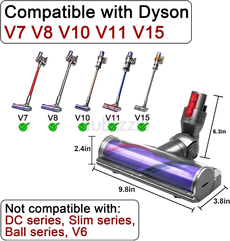 Motorhead Cleaner Compatible with Dyson V7, V8, V10, V11, and V15 Vacuums63438020299393111