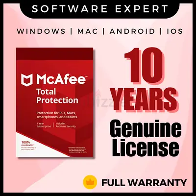 Mcafee Total Protection 2023 Gift Card