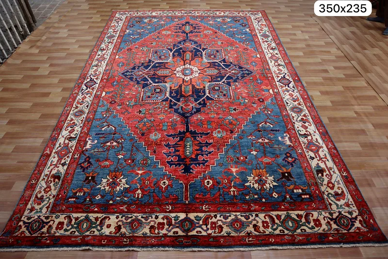 235 x 350 cm | new Handmade Beautiful Heriz Serapi Persian Carpet63209348197121111