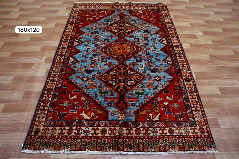 180 x 120 cm | new Handmade Beautiful Qashqai Persian Carpet63184228474243111