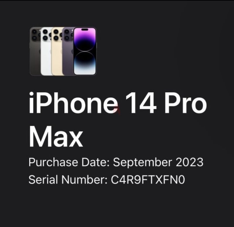 IPhone 14 Pro Max 256gb Black Physical ESim Kit Like New