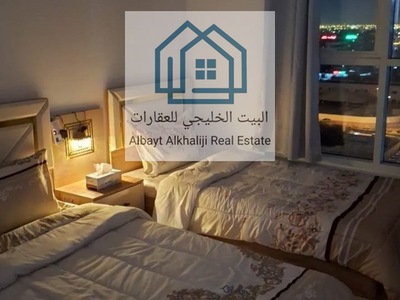 For Monthly Rent - 2 Bedroom Furnished Apartment In City Tower For 6000 Aed