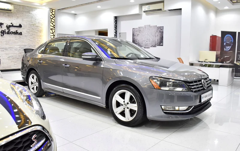 EXCELLENT DEAL for our Volkswagen Passat ( 2013 Model ) in Silver / Grey Color GCC Specs63170385386882112