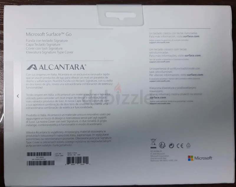 Microsoft Surface Go Signature Type Cover (KCT-00032) Cobalt Blue63221854998657111