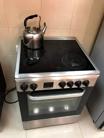 Nikai 60x60 , VTC Ceramic Free standing 4 Zone, Double Glass Oven Auto Cooling Fan, TFC14N5 Solved