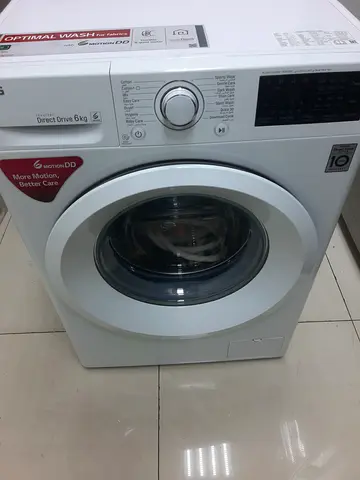 Front load washer 6 kg Motion Direct Dirve Add item ThinQ