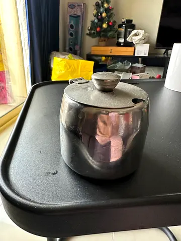 100% stainless steel sugar pot