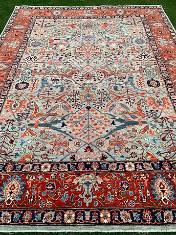 270 x 360 cm | new Handmade Beautiful Serapi Bidjar Carpet
