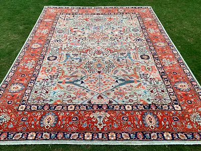 270 x 360 cm | new Handmade Beautiful Serapi Bidjar Carpet