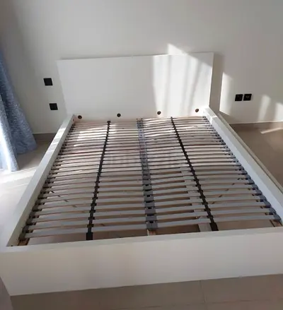 King size storage bed