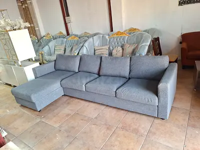 L shape sofa set