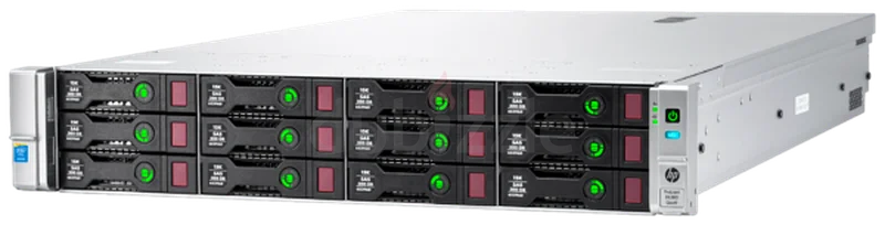 خادم HP DL380 G9، ذاكرة وصول عشوائي 384 جيجابايت DDR4 ECC، 80 نواة، معالجان إنتل زيون (E5-2698 V4)، قرص صلب 15 تيرابايت SAS63168046651650111
