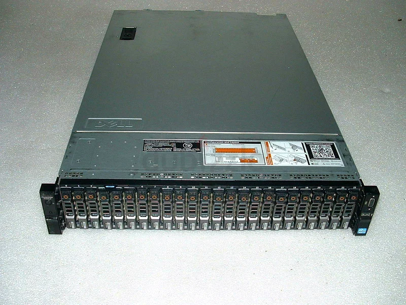 خادم ديل باور إيدج R720، 40 نواة، معالج ثنائي إنتل زيون (E5-2670 V2)، ذاكرة عشوائية 256 جيجابايت DDR3، قرص صلب 6 تيرابايت SAS63254495011969111