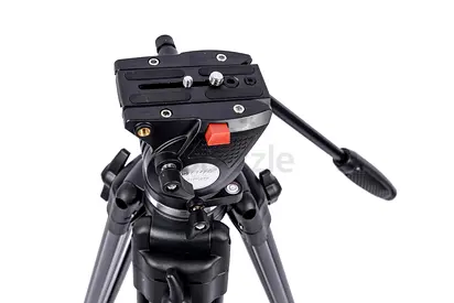 Brand New Professional Video Tripod Aluminum Alloy with Fluid Head with long handle (Brand New Stock