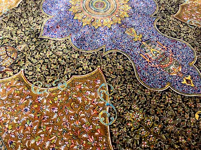 120 x 178 cm | New Beautiful Silk Persian Carpet Jamshedi