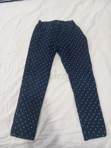 Girls jeans with little stars, size 5-6 years