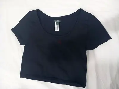 Stretch Crop T-Shirt Large