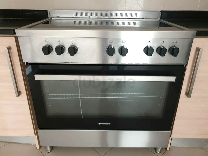 WolfPower 90X60 cm Vitro Ceramic Cooker, 5 Cooking Zones, 98 Liters Electric Oven FREE DELIVERY+WARR63197145296001112