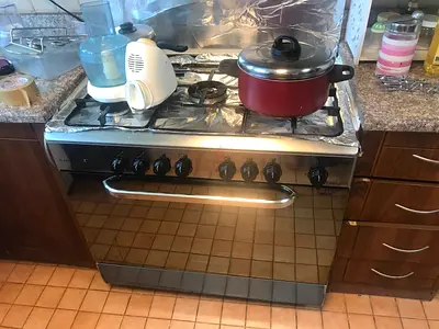 Ariston Full Gas Cooking Range 90x60cm 5 Burners Automatic Ignition FREE DELIVERY+WARRANTY