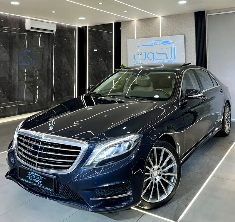 SPECIAL DARK BLUE MERCEDES S500 V8 || GCC || FULL OPTIONS || FREE ACCIDENTS || 104K MILE62933683907585114