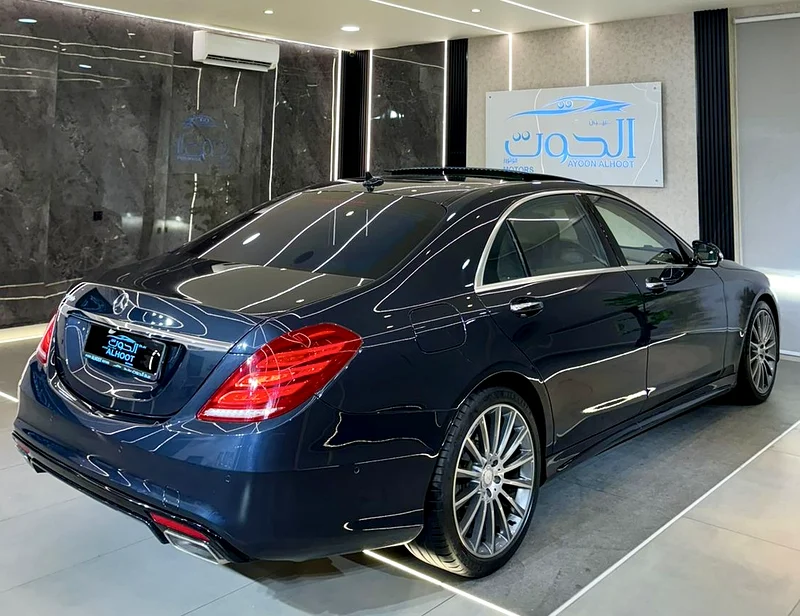 SPECIAL DARK BLUE MERCEDES S500 V8 || GCC || FULL OPTIONS || FREE ACCIDENTS || 104K MILE62933683907585112
