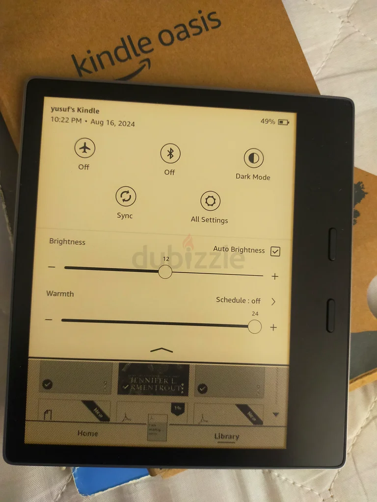 Kindle Oasis (10th Gen), Now with adjustable warm light, 7 Display