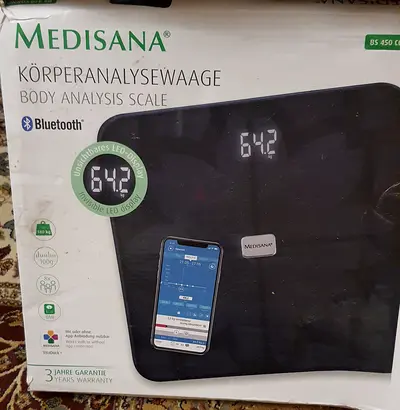 Medisana Smart Weighing Scale . New. Unused. Going For Just AED 95. Free Delivery.