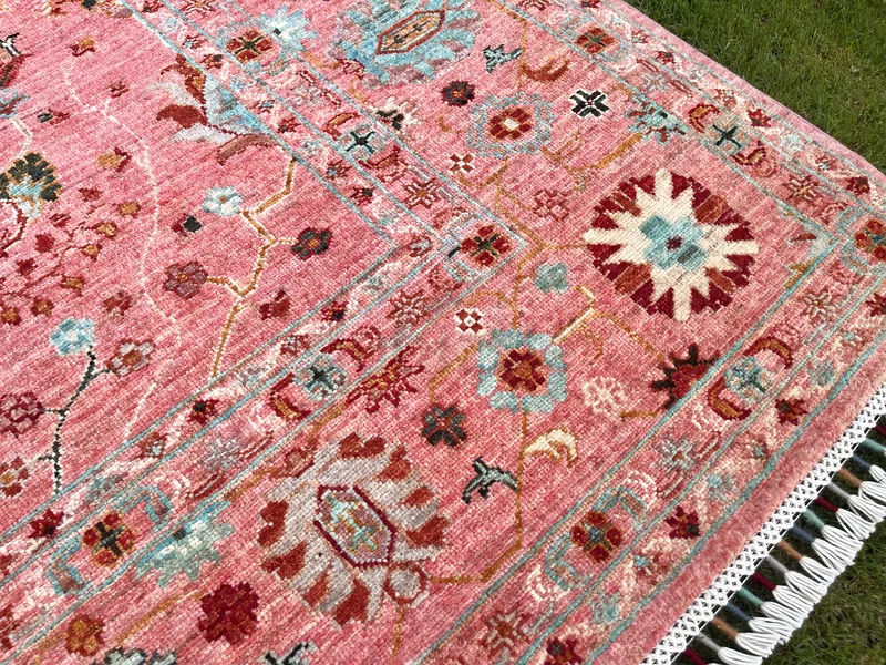176 x 247 cm | new Handmade Beautiful Sultani Carpet Pink63209348239362114
