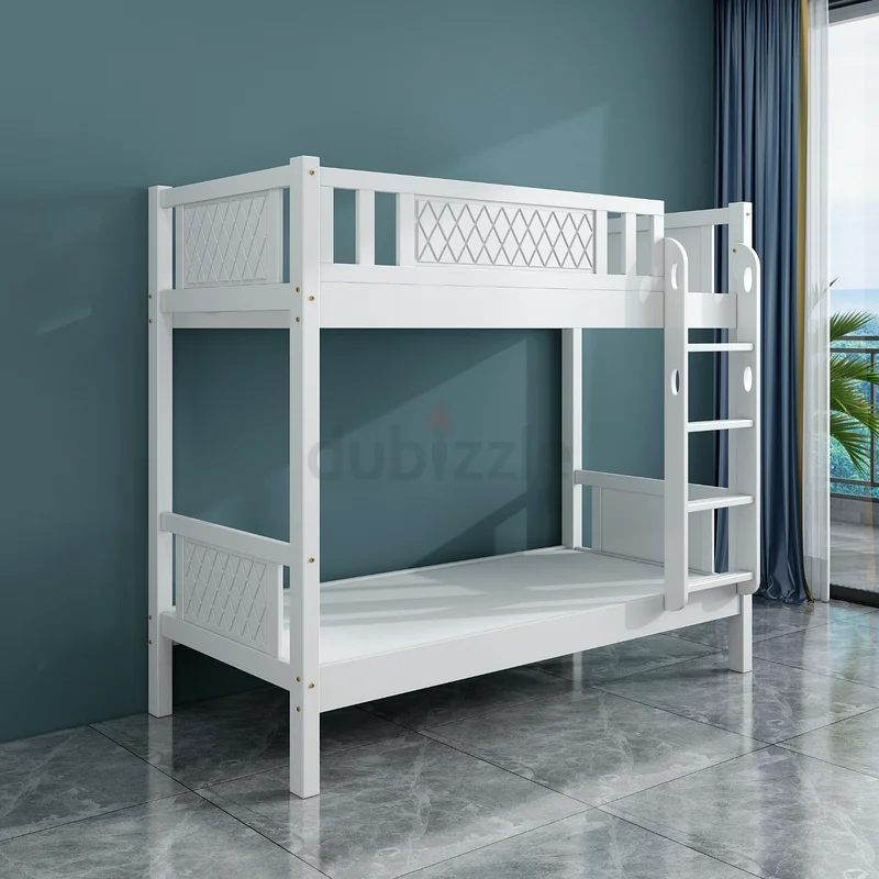 Brand new solid wood bunk bed with medical mattress available
