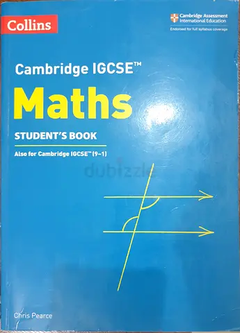 Cambridge IGCSE Maths students Book for sale