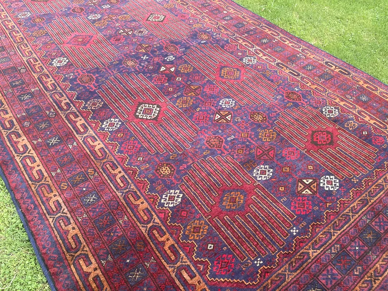 144 × 249 سم | سجادة بلوش قلمدان فارسية يدوية الصنع وعصرية63183722937603111