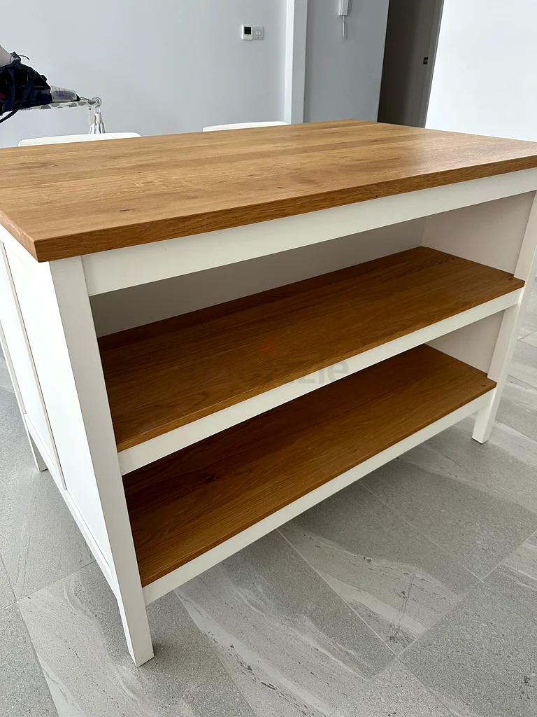 Kitchen Island with 2 bar stools from IKEA