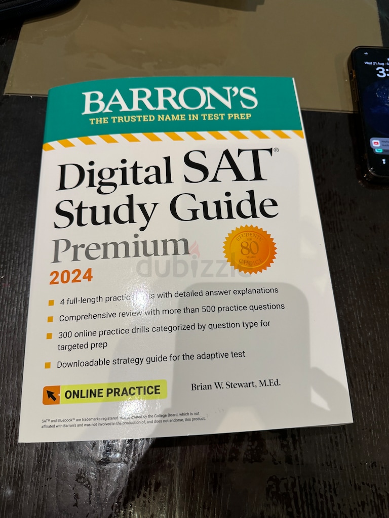 Barron’s Digital SAT Study Guide Premium 2024