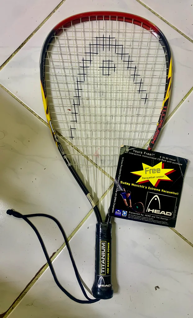 مضرب رياضة الركيت بول Ti Crush XL رأس المضرب63246748824195112