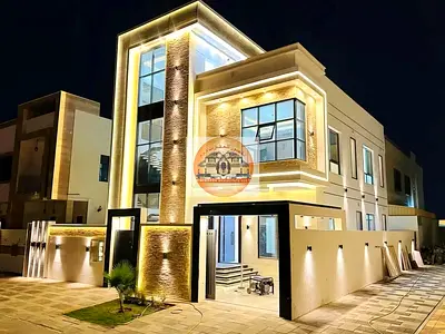 For Sale, A 5-bedroom Villa, One Of The Most Luxurious Villas In Ajman, Without A Down Payment, Ver