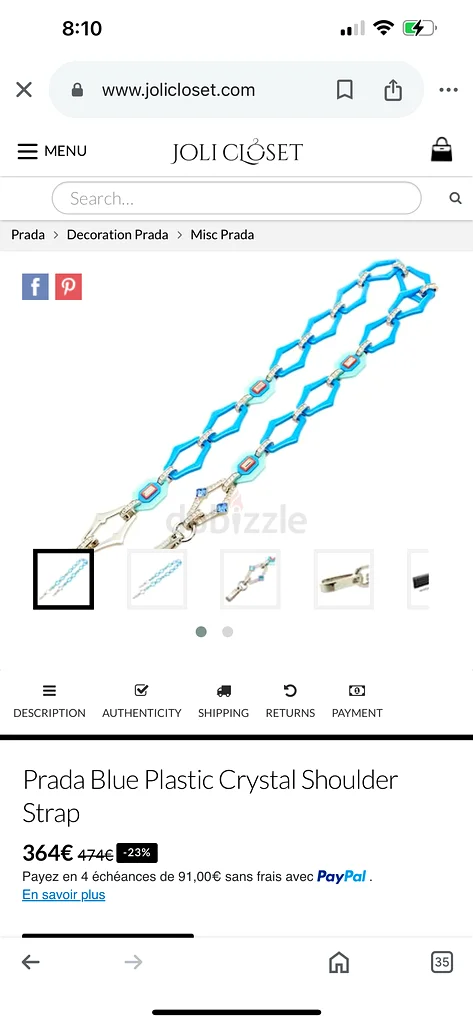 Prada bag strap brandnew63240131131779111