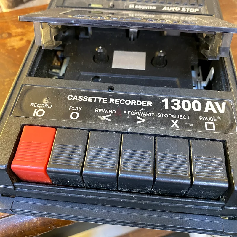 Old tape recorder cassette player63260736780673111
