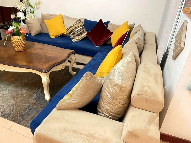 L shape sofa | dubizzle