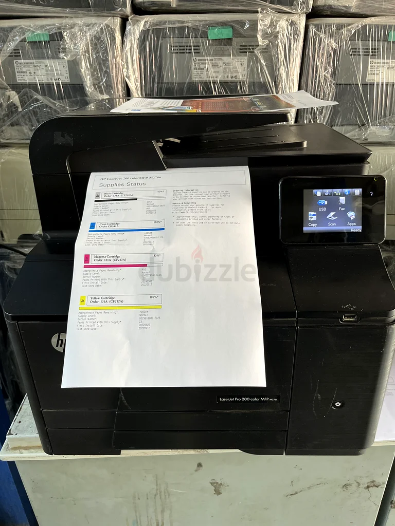 طابعة ليزر ملونة HP موديل MFP 276fnw مع الضمان63253968771457113