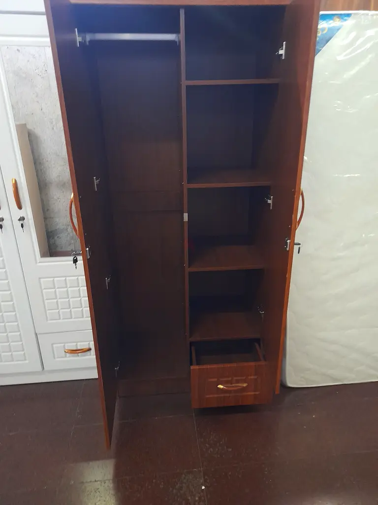 2 Door Wooden Of Engineered Wood With One