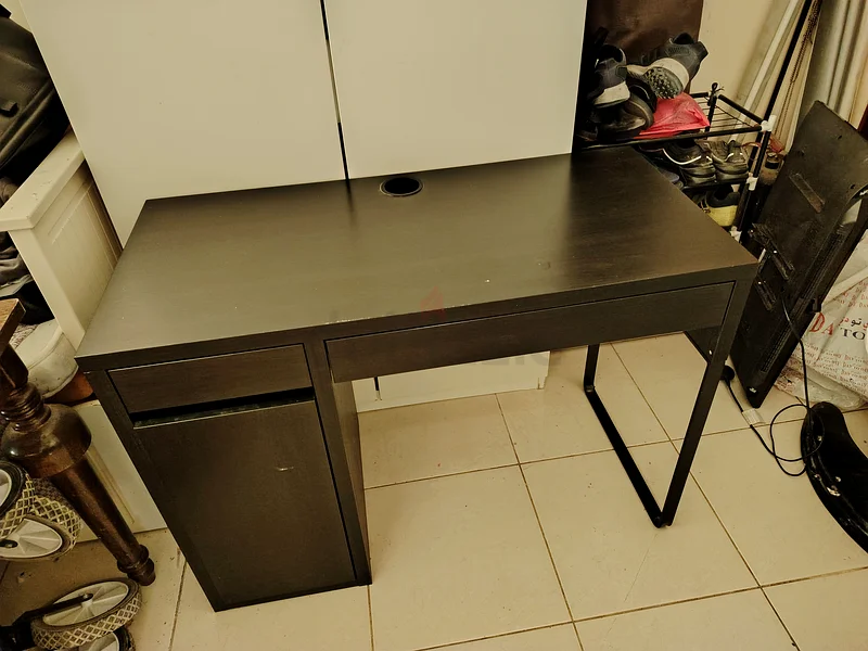 IKEA COMPUTER OFFICE SMALL TABLE ATTACHED AND DRAWER